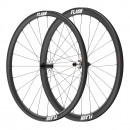 Juego de ruedas de bicicleta de carretera ultraligero 1098g 700C delantera 35x28mm trasera 45x28mm con freno de disco Carbono Tubeless